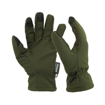 Olive Softshell Gloves - Thumbnail
