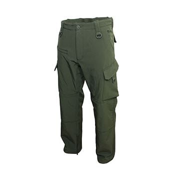 Olive Green Softshell Explorer Trousers thumbnail