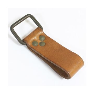 Original Czech Brown Leather Belt Loop - Thumbnail