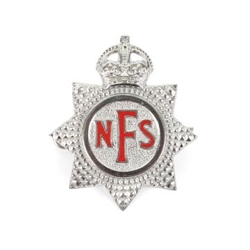 Original National Fire Service Cap Badge Thumbnail
