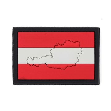 PVC Hook & Loop Flag Patch - Austria