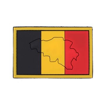 PVC Hook & Loop Flag Patch - Belgium