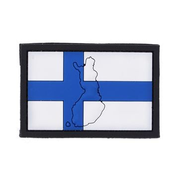 PVC Hook & Loop Flag Patch - Finland