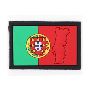 PVC Hook & Loop Flag Patch - Portugal