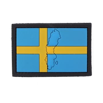 PVC Hook & Loop Flag Patch - Sweden