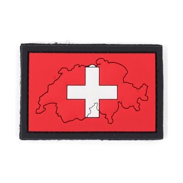 PVC Hook & Loop Flag Patch - Switzerland