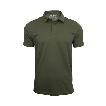 Quickdry Olive Polo Shirt - Thumbnail