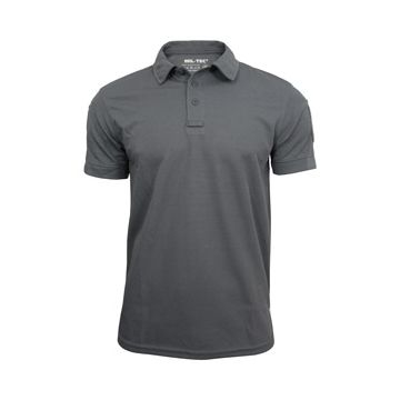 Quickdry Urban Grey Polo Shirt - Thumbnail
