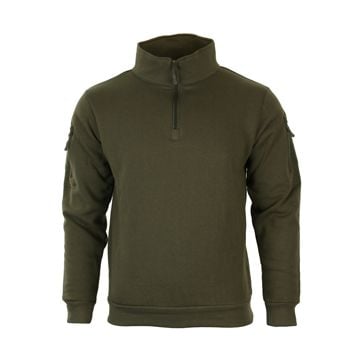 Ranger Green Sweatshirt with Zipper