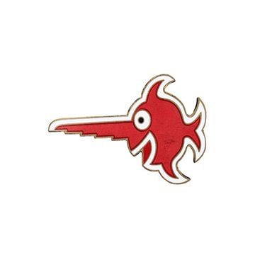9th Flotilla U-Boat Badge - Red Laughing Swordfish