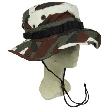 Urban Red Camo Bush Hat