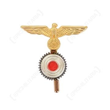 WW2 German Kriegsmarine Ratings Eagle With Cockade - Brass