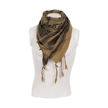 Rifles Shemagh Headscarf - Coyote and Black