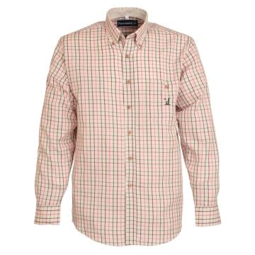 Percussion Checked Shirt - Maroon and Rose