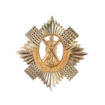 British Royal Scots Regiment Cap Badge Pre 1870