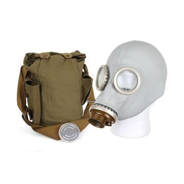 Russian GP5 Gas Mask with Accessories - Grey 1