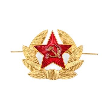 Russian Ushanka Cap Badge