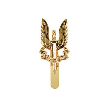 British SAS Regiment Bi-Metal Cap Badge