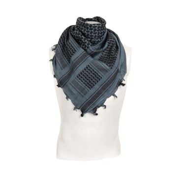 Shemagh Headscarf - Grey/Blue and Black