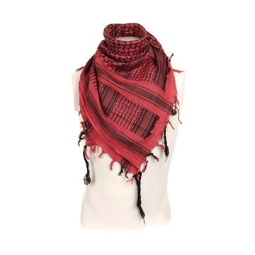 Shemagh Headscarf - Red and Black