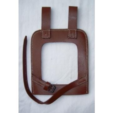 Straight Shovel Cover with Open Back (brown)