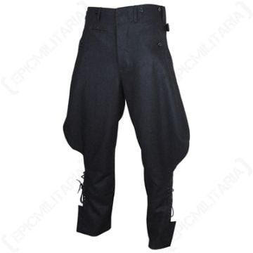 Thumbnail of the SS black jodhpurs from the front.