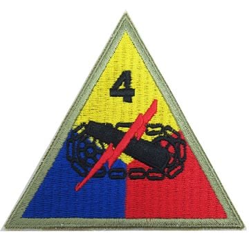 Triangular insignia of 4th Armored Division