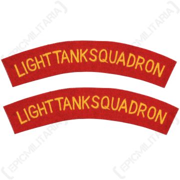 Light Tank Squadron Shoulder Titles