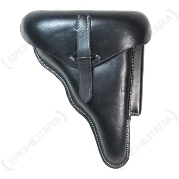 This view shows the front of the P38 Hard Shell Holster