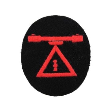 Kriegsmarine Range Finder Specialist Trade Badge - blue backing