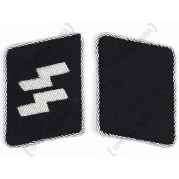 WW2 German Waffen SS Officer Collar tabs