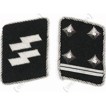 WW2 German Waffen-SS Obersturmbannfuhrer Collar Tabs