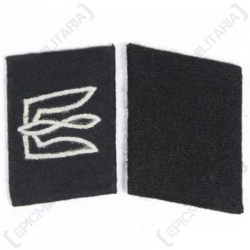 WW2 German Trident of Volodymyr the Great Collar Tabs