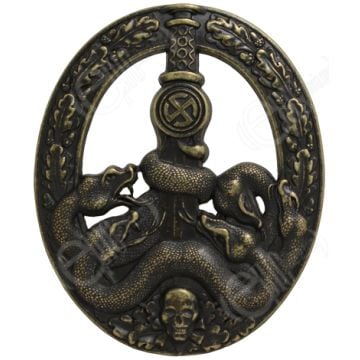 WW2 German Anti-Partisan Badge Bronze
