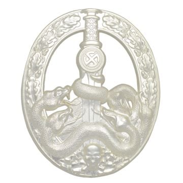 WW2 German Anti-Partisan Badge Silver