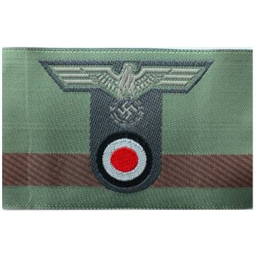 Army Bevo Cap Eagle and Cockade - Field Grey