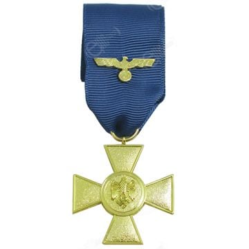 German Heer 25 Year Service Medal with Ribbon