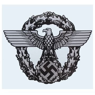 Police Helmet Decal - SINGLE