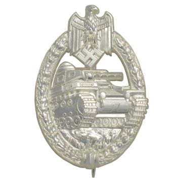 Silver German Army Panzer Assault Badge