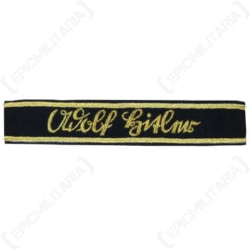Adolf Hitler Gold Cuff Title - Sepp Dietrich