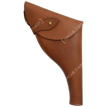 British Webley Holster - Light Brown Leather