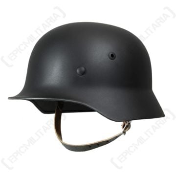 WW2 German M35 Black Helmet - Custom