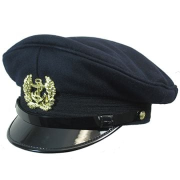German Bundesmarine Visor Cap - Navy Blue