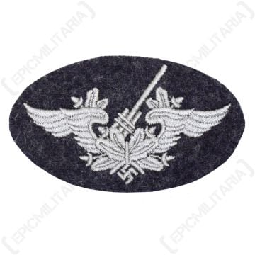 WW2 German Luftwaffe Flak Personnel Trade Badge