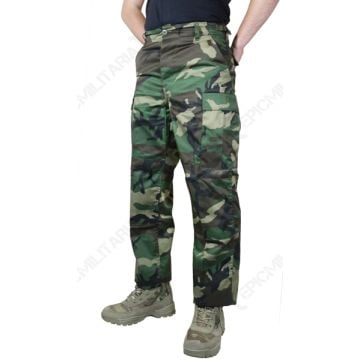 US BDU Woodland Camouflage Combat Trousers