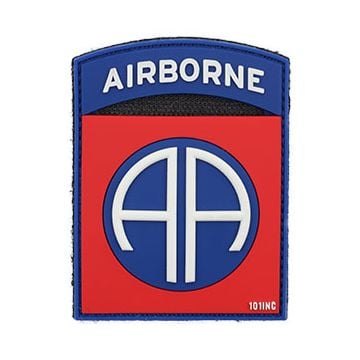 PVC 82nd Airborne Hook & Loop Patch