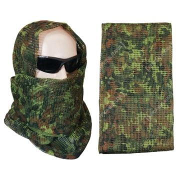 Camouflage Net Scarf - Flecktarn