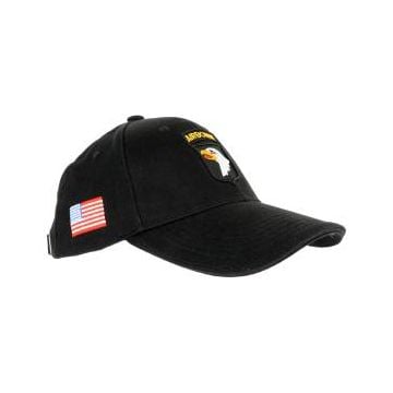 Black US 101st Airborne Baseball Cap