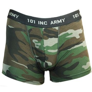 Woodland Camo Hipster Boxer Shorts