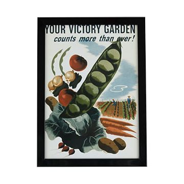 WW2 American Your Victory Garden Counts Framed Print